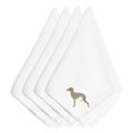 Carolines Treasures Italian Greyhound Embroidered Napkins, Set of 4, 4PK BB3414NPKE